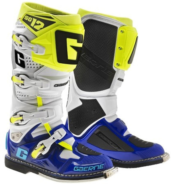 Gaerne 骑行靴 SG-12 Motocross Boots White/Blue