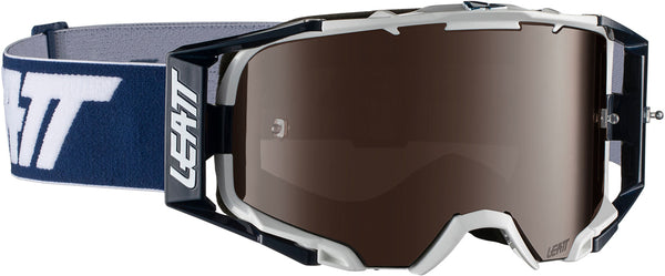 Leatt Velocity 6.5 Iriz Motocross Goggles Blue/White