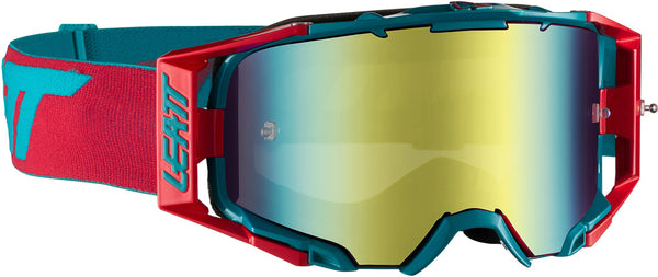 Leatt Velocity 6.5 Iriz Motocross Goggles Red/Blue