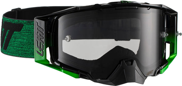 Leatt Velocity 6.5 Motocross Goggles Black/Green