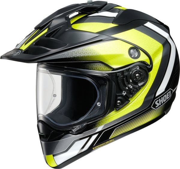 Shoei Hornet ADV Souvereign Motocross Helmet, MX Black/Yellow/White