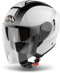 Airoh Hunter Simple Jet Helmet White