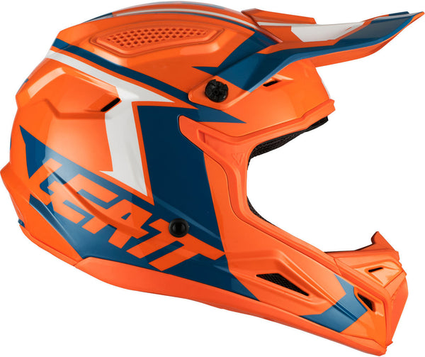 Leatt GPX 4.5 V20 Motocross Helmet MX Orange/Blue