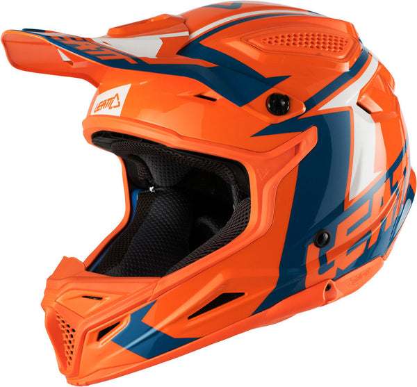 Leatt GPX 4.5 V20 Motocross Helmet MX Orange/Blue