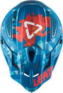 Leatt GPX 4.5 V22 Motocross Helmet MX Blue/Red