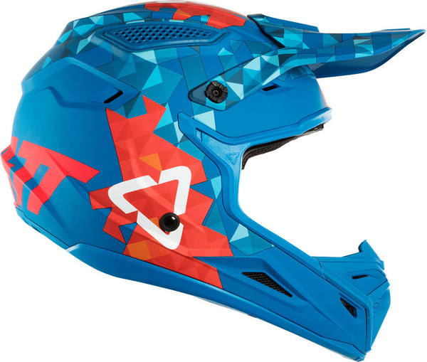 Leatt GPX 4.5 V22 Motocross Helmet MX Blue/Red