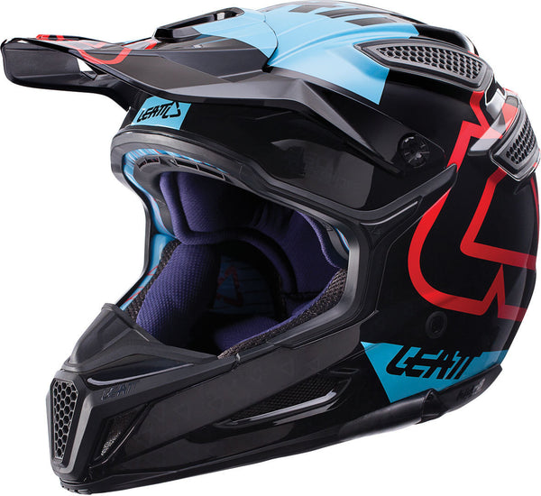 Leatt GPX 5.5 Composite V15 Motocross Helmet Black/Blue