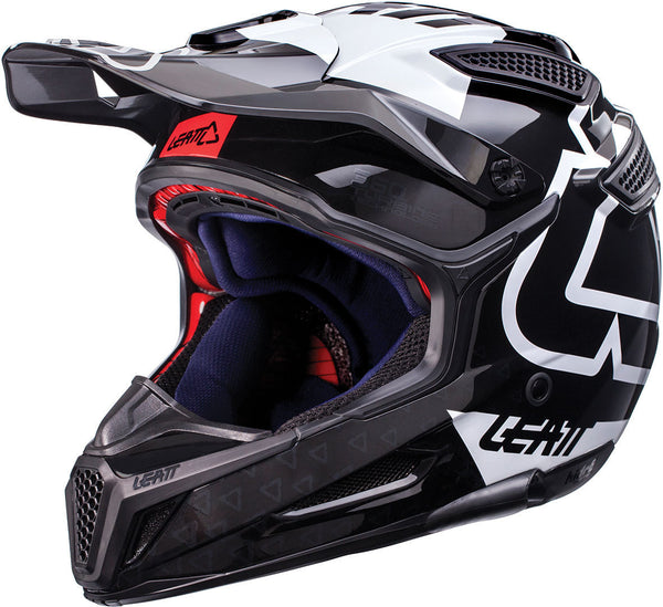 Leatt GPX 5.5 Composite V15 Motocross Helmet Black/White