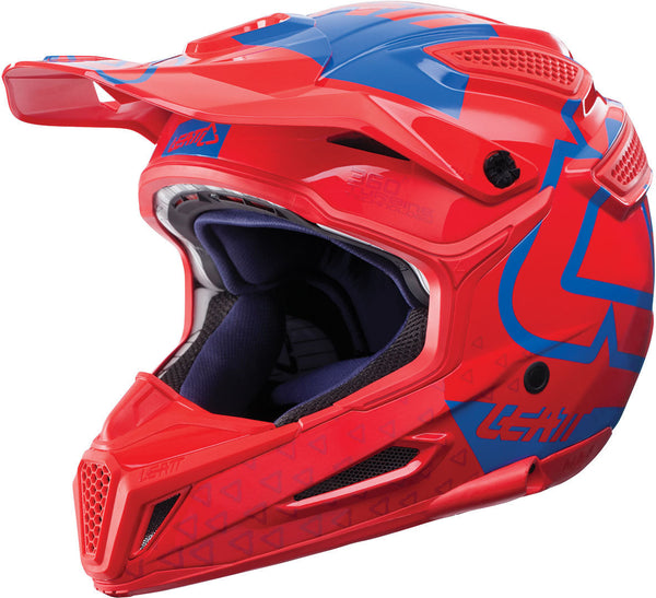 Leatt GPX 5.5 Composite V15 Motocross Helmet Red/Blue