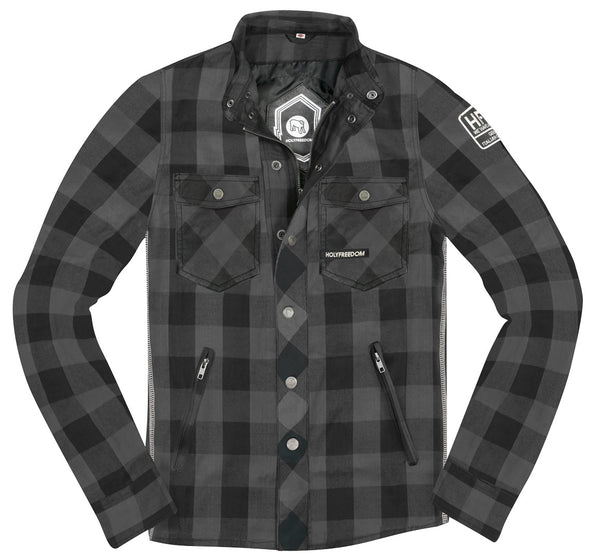 HolyFreedom Lumberjack Motorcycle Textile Jacket Grey