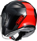 Shoei J-Cruise 2 II Adagio Jet Helmet Black/Grey/Red