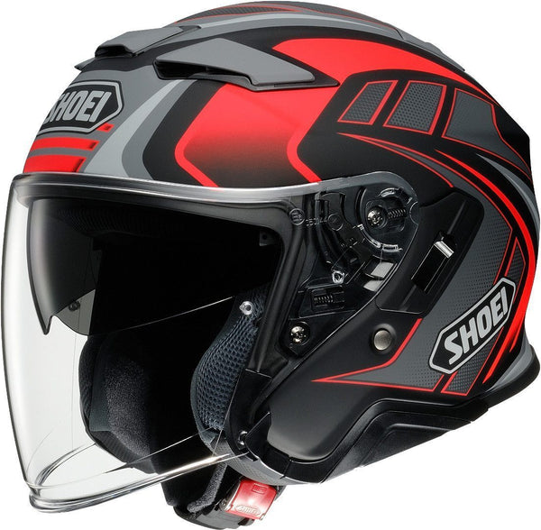 Shoei J-Cruise 2 II Aglero Jet Helmet Gray/Red