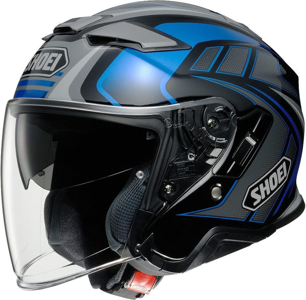 Shoei J-Cruise 2 II Aglero Jet Helmet Gray/Blue