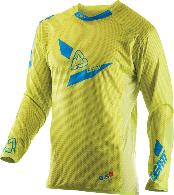 Leatt GPX 5.5 Ultraweld Jersey Green/Blue