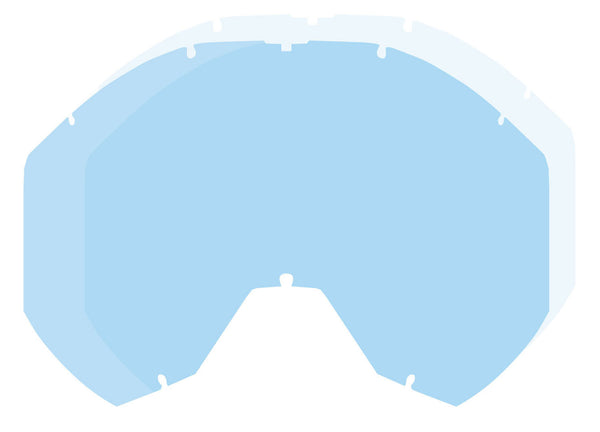 Klim 镜片 Radius Pro Dbl Replacement Lens Blue Tint