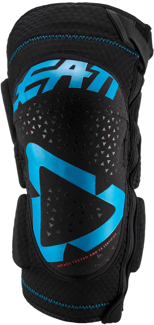 Leatt 3DF 5.0 Zip Motocross Knee Guard Blue