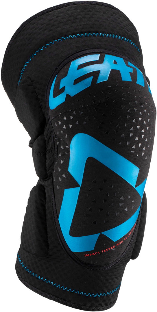Leatt 3DF 5.0 Motocross Knee Guards Protectors Black/Blue