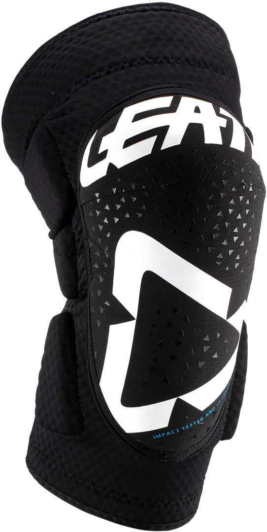 Leatt 3DF 5.0 Motocross Knee Guards Protectors Black/White