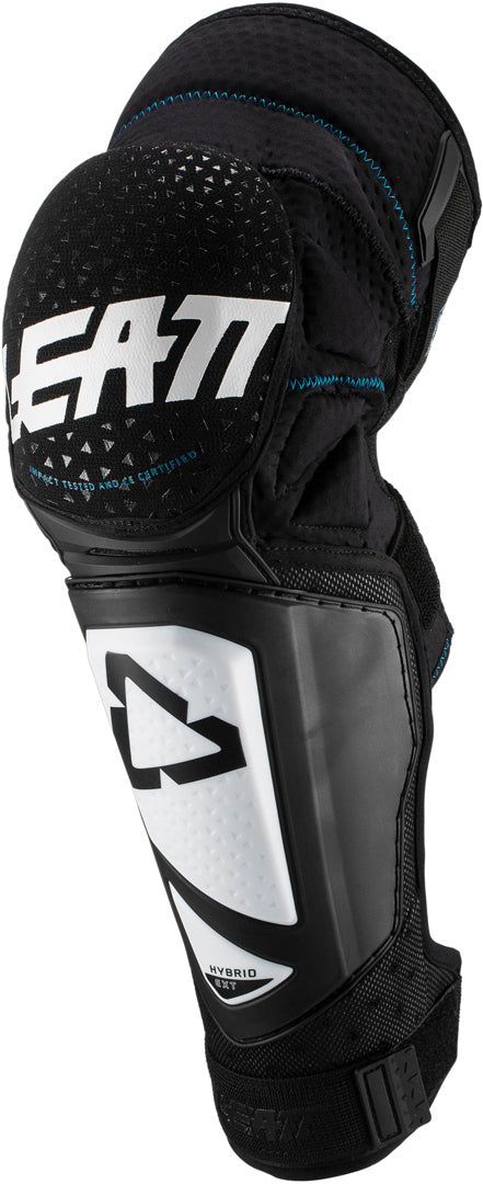 Leatt 护膝 3DF Hybrid EXT Motocross Knee/Shin Guard White