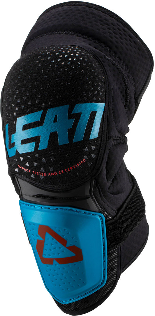Leatt 3DF Hybrid Motocross Knee Guard Protectors Blue