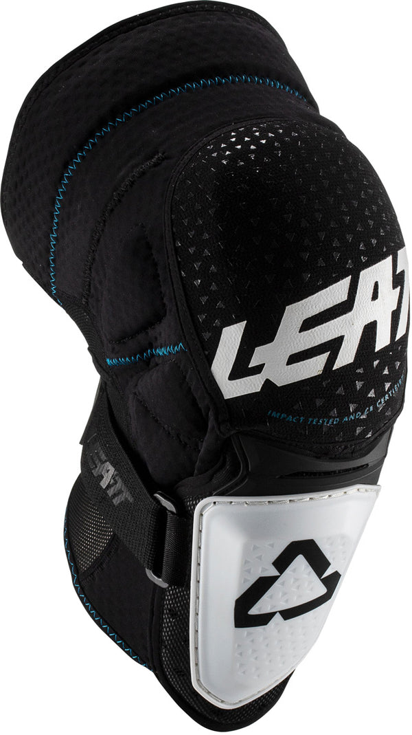 Leatt 3DF Hybrid Motocross Knee Guard Protectors White