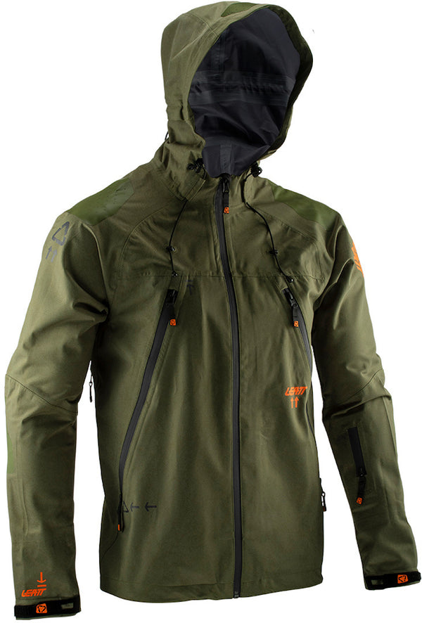 Leatt DBX 5.0 All Mountain Jacket Dark Green
