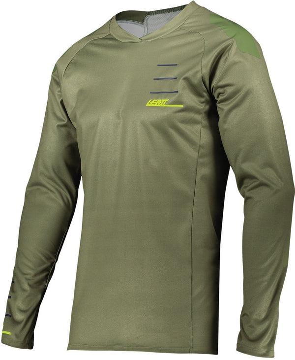 Leatt DBX 5.0 MTB LS Bicycle Jersey Green