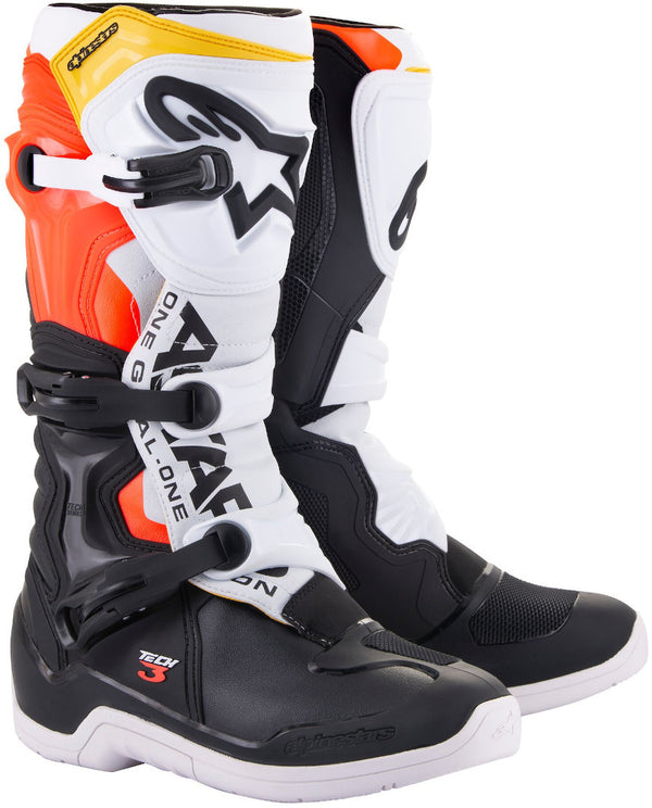 ALPINESTARS 骑行靴 Tech 3 Motocross Boots Black/White/Red