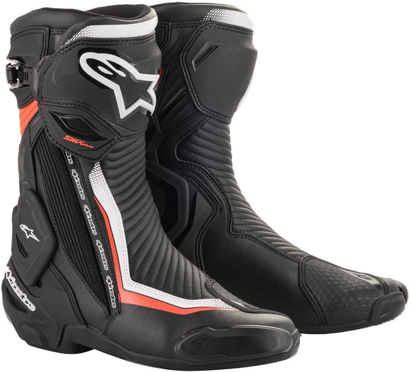 ALPINESTARS 骑行靴 SMX Plus v2 Motorcycle Boots Black/White/Red