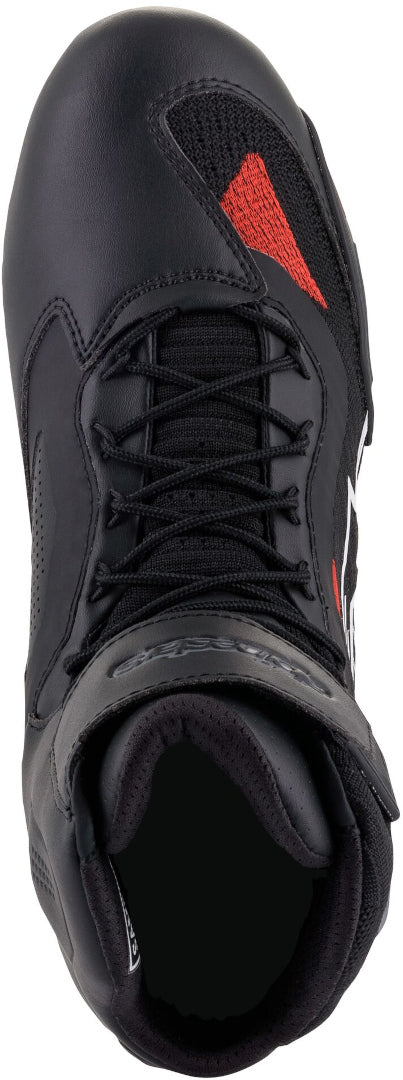ALPINESTARS 骑行鞋 Faster-3 Rideknit Motorcycle Shoes Black/Grey/Red