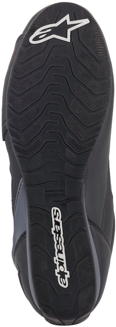 ALPINESTARS 骑行鞋 Faster-3 Rideknit Motorcycle Shoes Black/Grey/Red
