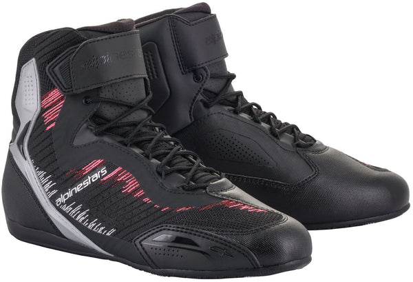 ALPINESTARS 骑行鞋 Stella Faster-3 Rideknit Ladies Motorcycle Shoes Black/Grey/Pink