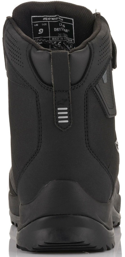 ALPINESTARS 骑行鞋 CR-6 Drystar Motorcycle Shoes Black
