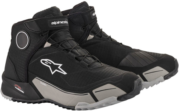 ALPINESTARS 骑行鞋 CR-X Drystar Motorcycle Shoes Black/Gray