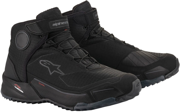 ALPINESTARS 骑行鞋 CR-X Drystar Motorcycle Shoes Black