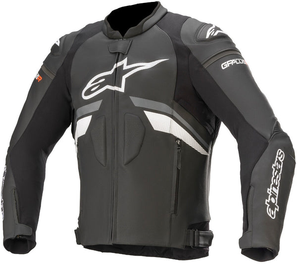 ALPINESTARS 骑行夹克 GP Plus R V3 Motorcycle Leather Jacket Black/Grey/White