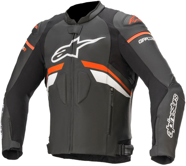 ALPINESTARS 骑行夹克 GP Plus R V3 Motorcycle Leather Jacket Black/Red/White