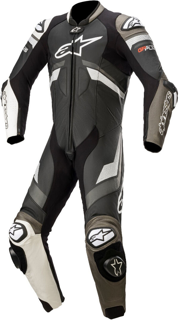 ALPINESTARS 骑行服 GP Plus V3 One Piece Motorcycle Leather Suit Black/White/Grey