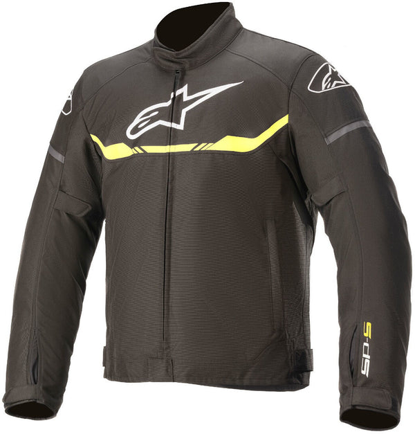 ALPINESTARS 骑行夹克 T-SPS WP Motorcycle Textile Jacket Black/White/Fluo Yellow