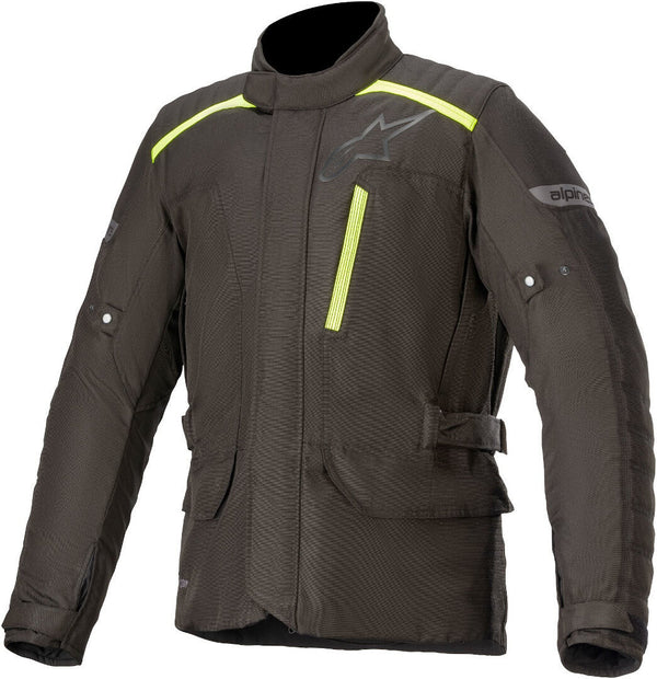 ALPINESTARS 骑行夹克 Gravity Drystar Motorcycle Textile Jacket Black/Neon