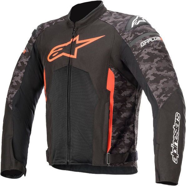 ALPINESTARS 骑行夹克 T-GP Plus V3 Air Motorcycle Textile Jacket Black/Camouflage