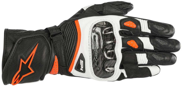 ALPINESTARS 手套 Stella SP-1 v2 Women's Motorcycle Leather Gloves Black/White/Red