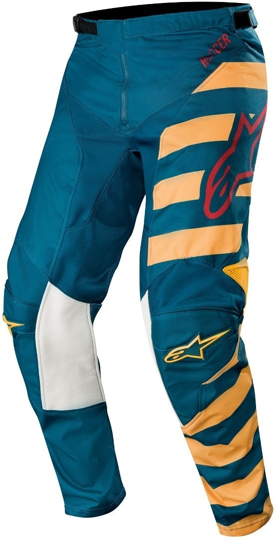 ALPINESTARS 骑行裤 Racer Braap Motocross Pants Blue/Yellow