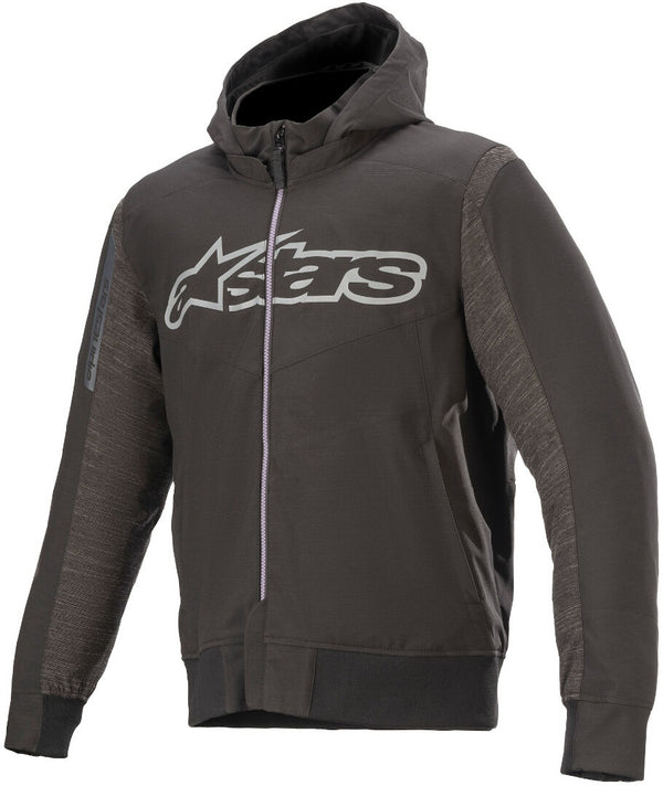 ALPINESTARS 骑行夹克 Rhod Windstopper Motorcycle Hoodie Black/Dark Grey
