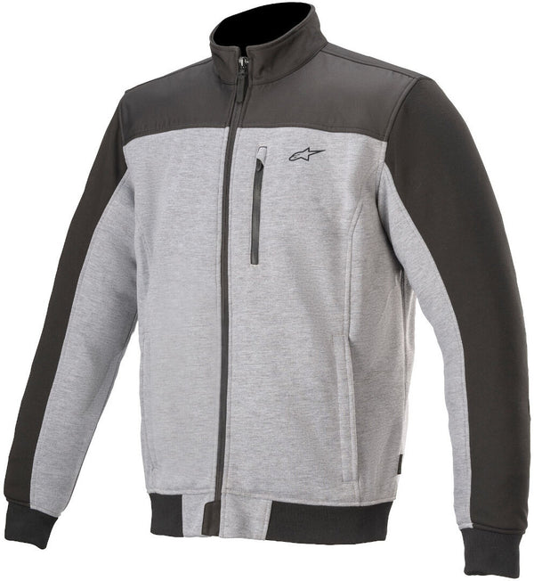 ALPINESTARS 骑行夹克 Café Track Motorcycle Zip Hoodie Light Grey/Black