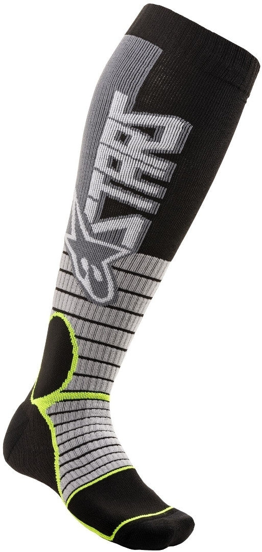 ALPINESTARS 骑行袜 MX Pro Motocross Socks Black/Gray
