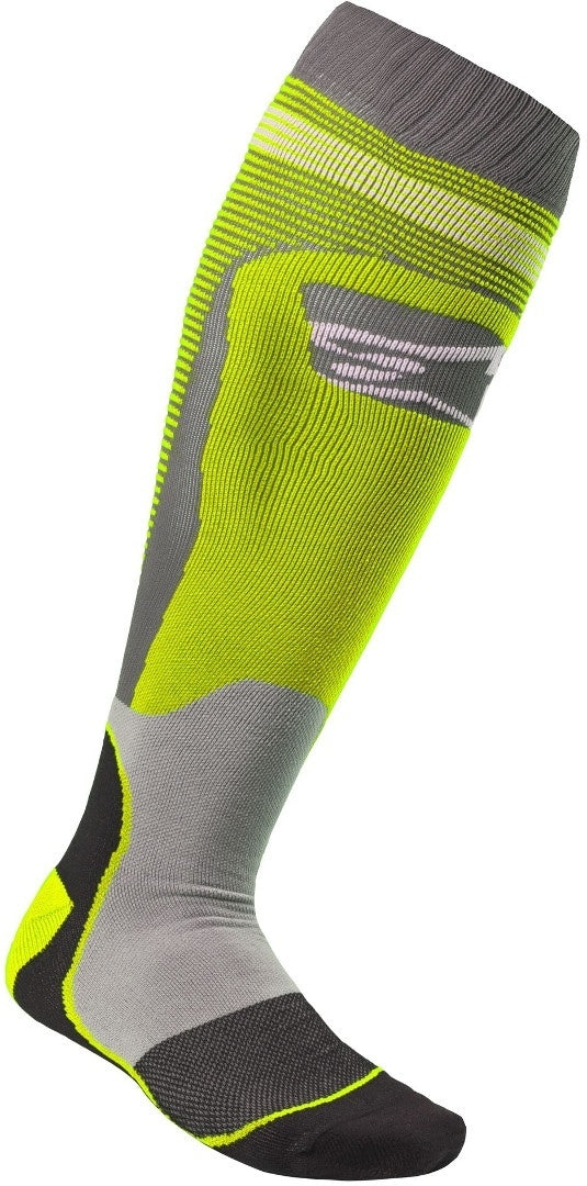 ALPINESTARS 骑行袜 MX Plus-1 Motocross Socks Yellow/Gray