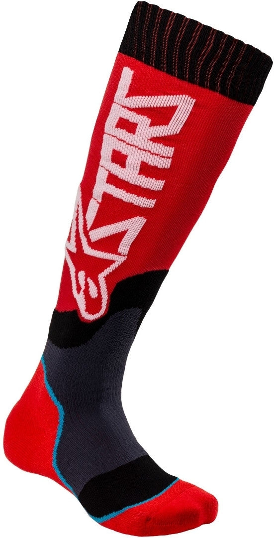 ALPINESTARS 骑行袜 MX Plus-2 Youth Motocross Socks Black/Red