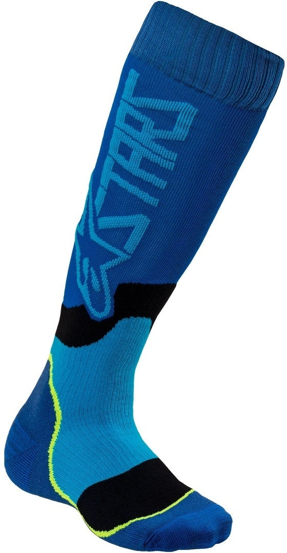ALPINESTARS 骑行袜 MX Plus-2 Youth Motocross Socks Blue