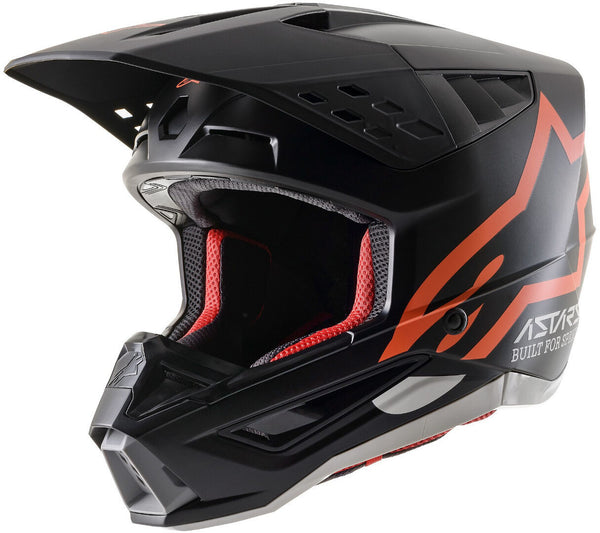ALPINESTARS 头盔 S-M5 Compass Motocross Helmet Black Matt/Orange